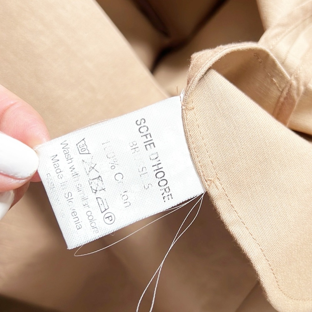 SOFIE D'HOORE Round-neck Cotton Midi Dress - Picture 11 of 16